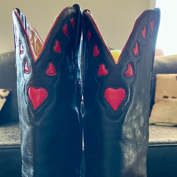 OLD GRINGO Vintage Heart Cowboy Western Boots 9 - Picture 5 of 14